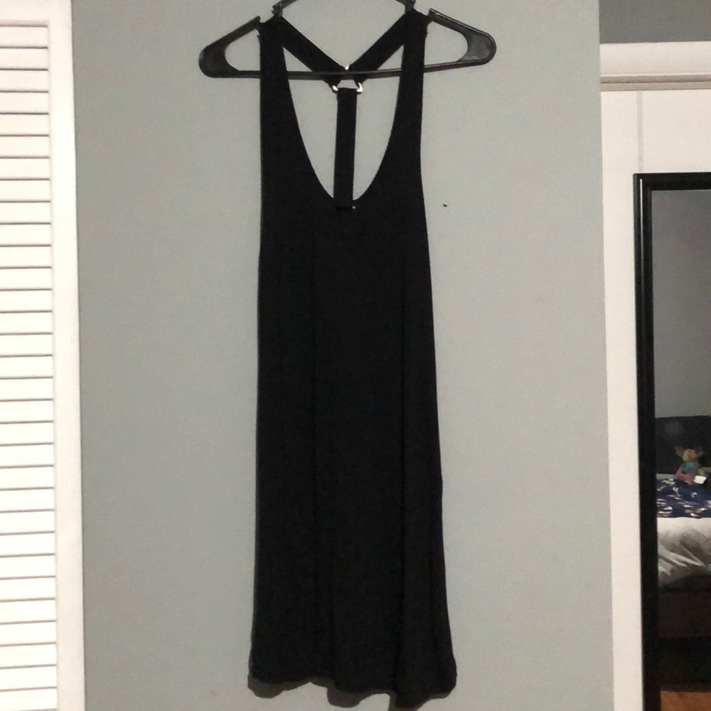 Black loose dress
